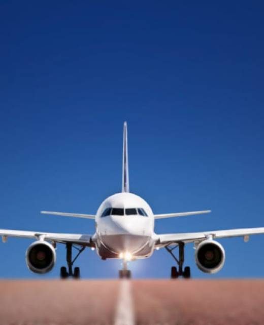 Commercial Airplane Landing